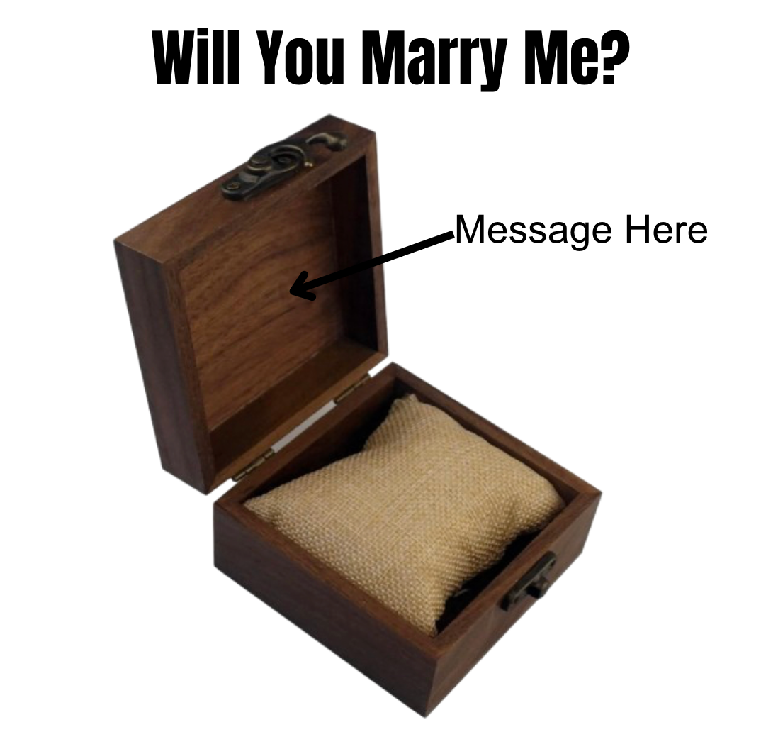 Personalized Walnut Keepsake Box – Custom Engraved Jewelry, Watch & Gift Box
