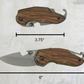 Engraved Pocket Knife – 6" Folding EDC Knife with Bottle Opener & Belt Clip, Stainless Steel Blade, Perfect Gift for Men, Camping, Hiking, and Survival