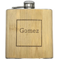 Engraved Flask with 'Gomez'