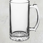 Custom Engraved Glass Beer Mug - Personalized with Custom Text and Logo | Perfect Gift for Beer Lovers