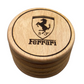 errari Logo Coasters - Stack of 5 Circular Outlines with Full Horse Logo