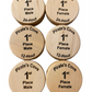Pirate's Cove Coaster Set - 18 Gender-Specific Awards - 1st Place Coasters Stacked in 3 Sets - Male and Female Designations - Customizable Hour Awards